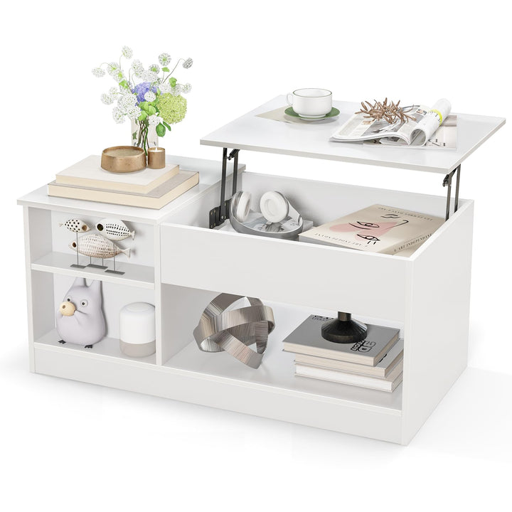 Giantex Lift-Top Coffee Table, Modern Center Table w/Lift Tabletop, Open &amp; Hideaway Compartments