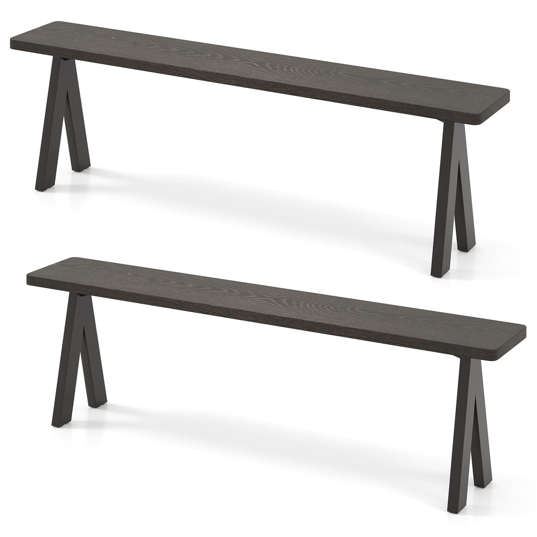 Giantex Outdoor Patio Bench for 4 to 6 Person for Backyard
