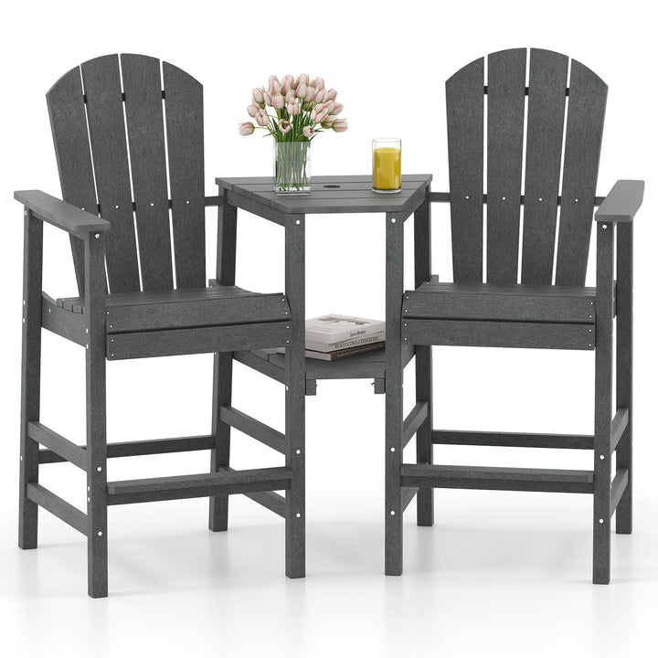 Giantex Outdoor Tall Adirondack Chairs Set of 2