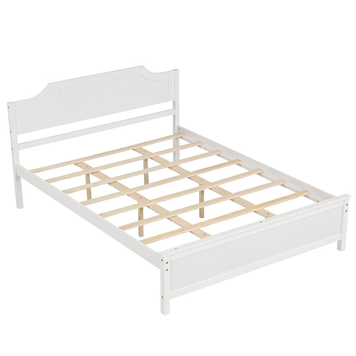 Giantex Queen/Twin/King/Full Size Wooden Bed Frame with Headboard