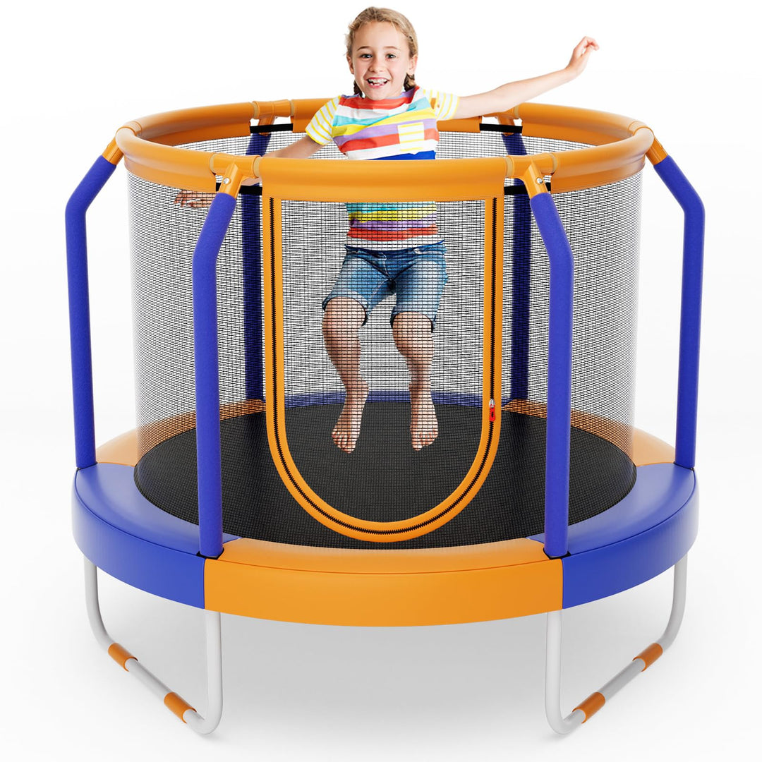 Giantex 48" Trampoline for Kids, Toddler Trampoline with Safety Enclosure Net, Max Load 265 Lbs