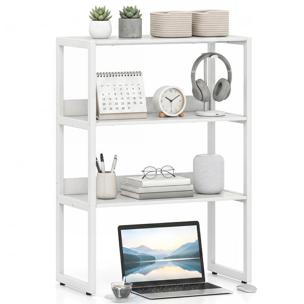 Giantex Desktop Bookshelf for Home Office Kitchen Dorm