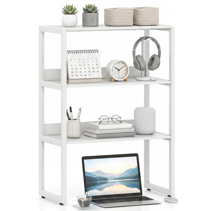 Giantex Desktop Bookshelf for Home Office Kitchen Dorm