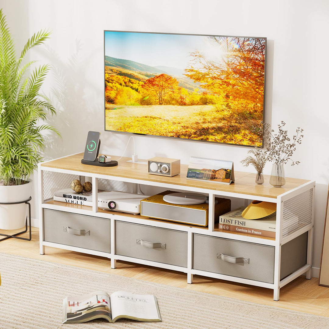 Giantex Dresser TV Stand for 65 Inch TV for Living Room Bedroom