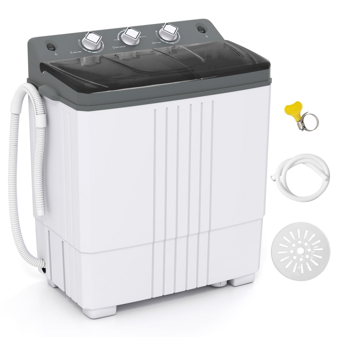 Portable Washing Machine with Built-in Drain Pump