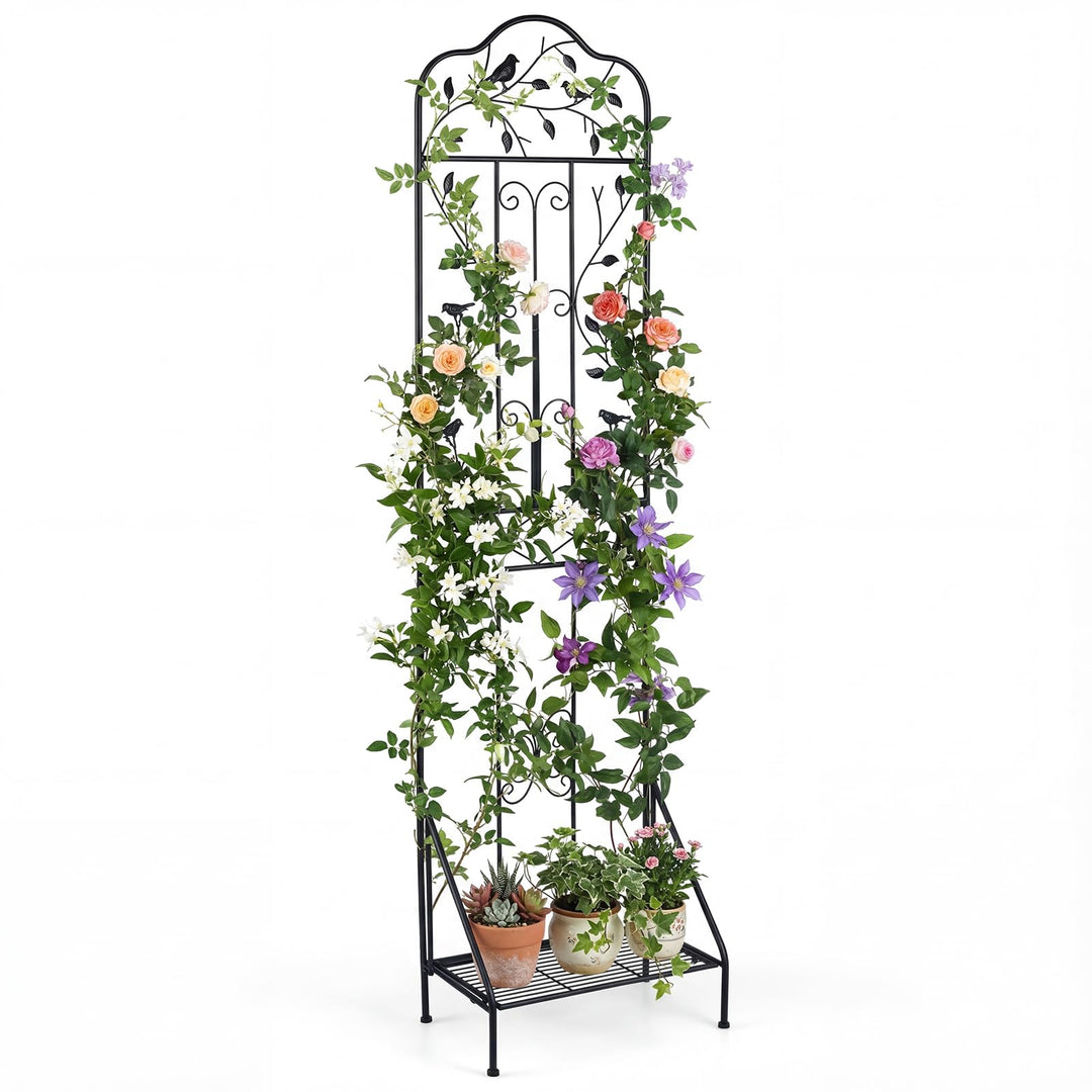 Giantex Metal Garden Trellis for Climbing Plants