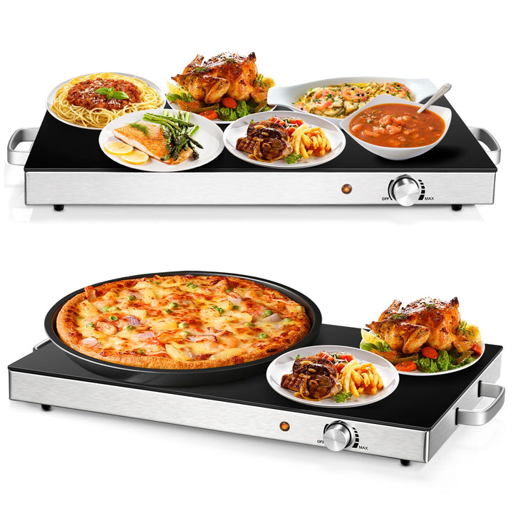Giantex 2 Packs Electric Warming Tray, 22&
