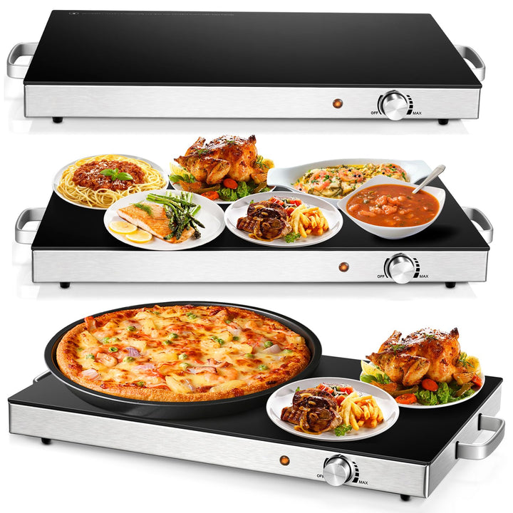 Giantex 2 Packs Electric Warming Tray, 22&