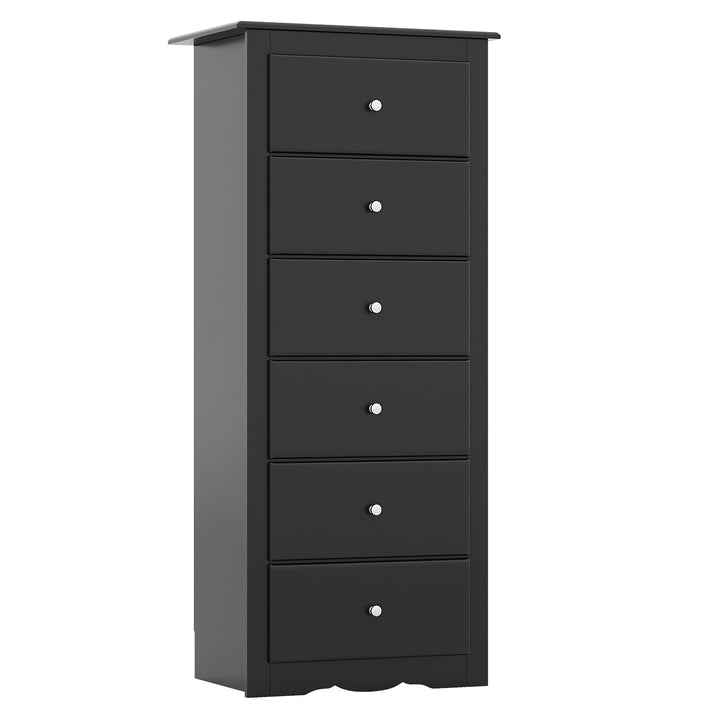 Giantex 6-Drawer Dresser, Tall Chest of Drawers for Bedroom