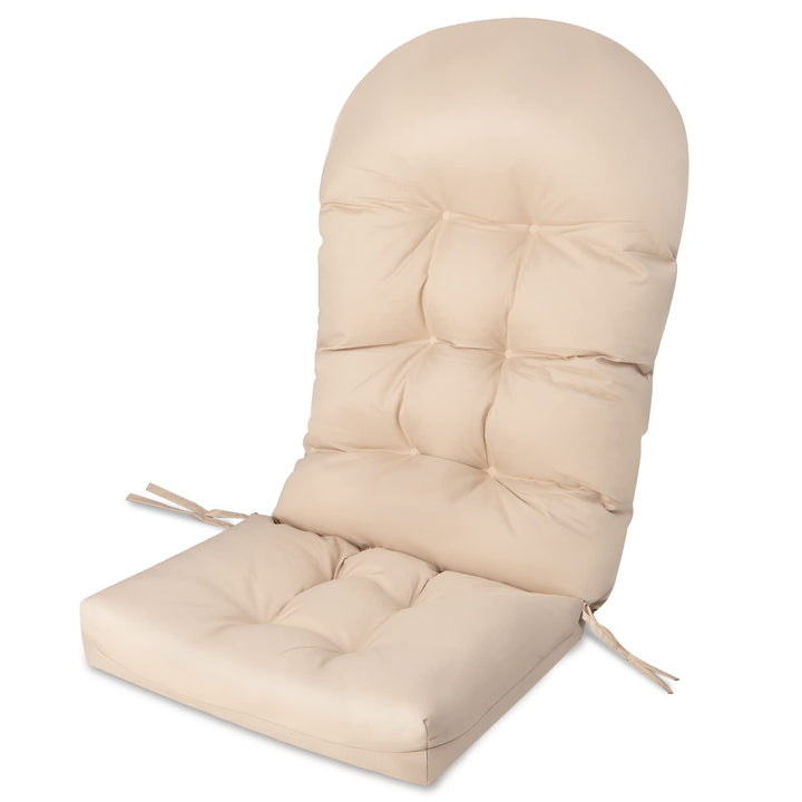 Giantex Patio Adirondack Chair Cushion - 49"x 23"High Back Rocking Chair Cushion w/Fixing Straps, Durable &amp; Fade Resistant