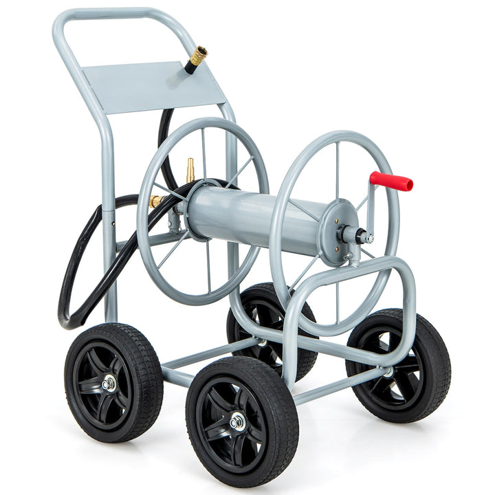 Giantex Garden Hose Reel Cart - Water Hose Cart with 4 Wheels &amp; Non-slip Grip