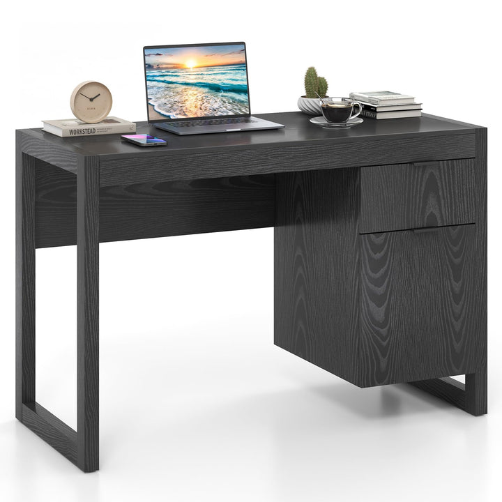 Giantex Computer Desk with Drawer &amp; Storage Cabinet