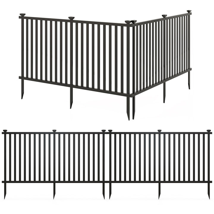 Giantex White Picket Fence - 2 Panels, 80&