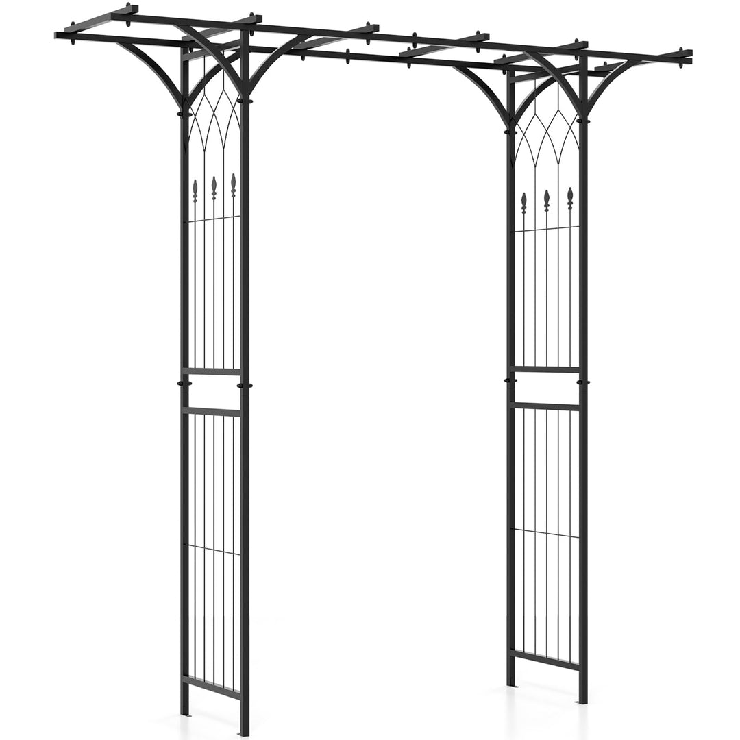 Giantex Garden Arch Trellis, Wedding Arbor for Ceremony Party, 79&