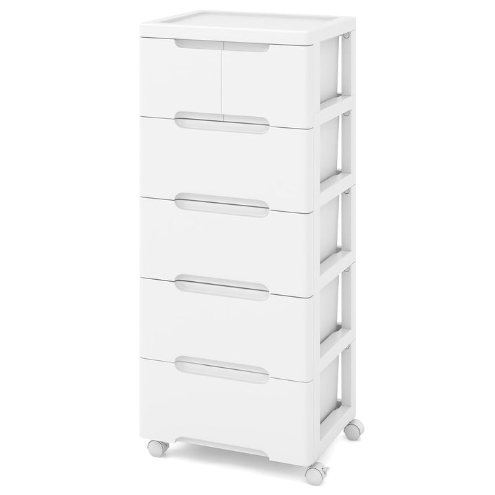 Giantex Plastic Rolling Storage Drawer Cart on Wheels