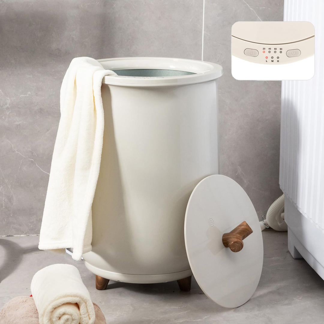 Giantex 23L Tower Warmer Bucket - Luxury Spa Towel Warmer with 3-Level Heating