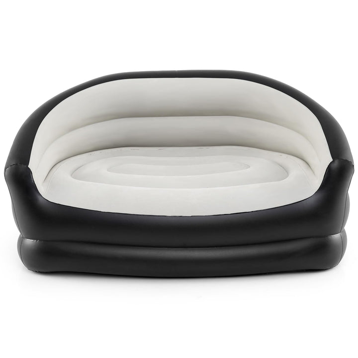 Giantex Inflatable Loveseat Couch Portable &amp; Foldable 2-Seater Air Sofa(1/2)