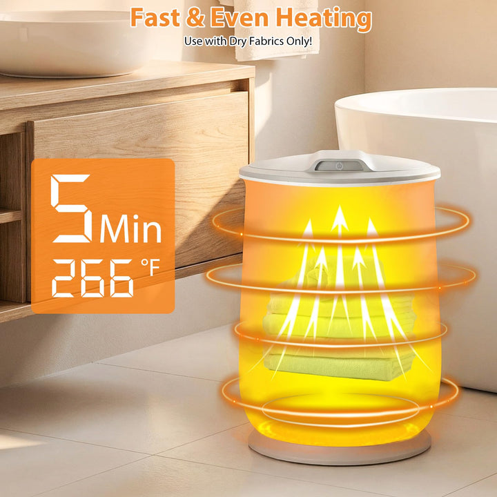 Giantex Towel Warmer 20L Large Towel Heater Bucket