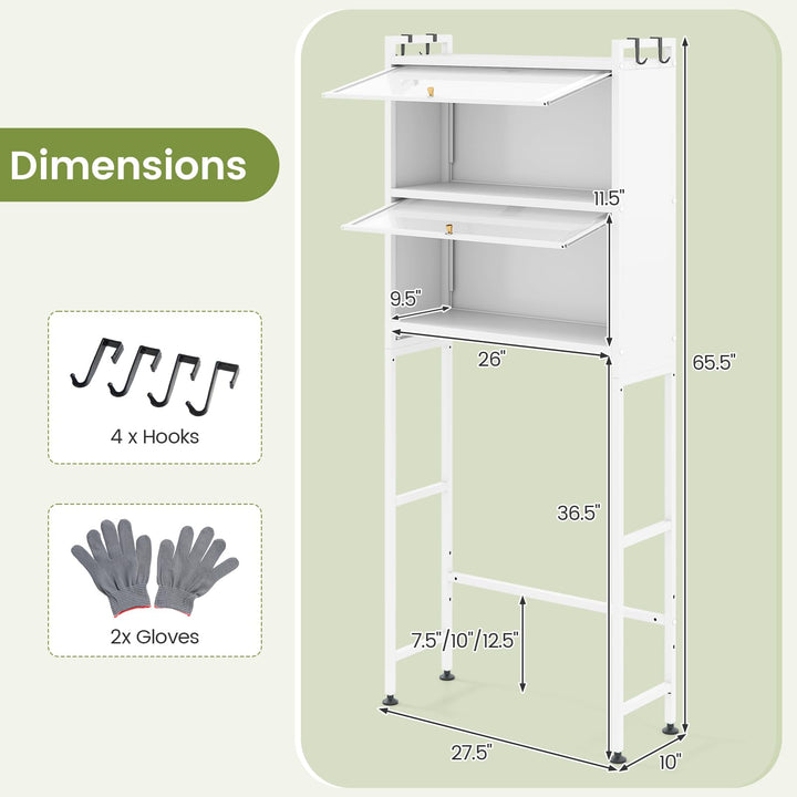Giantex Over The Toilet Storage Cabinet for Restroom