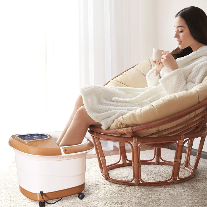 Giantex All in One Foot Spa Bath Massager w/Heating &amp; Surfing