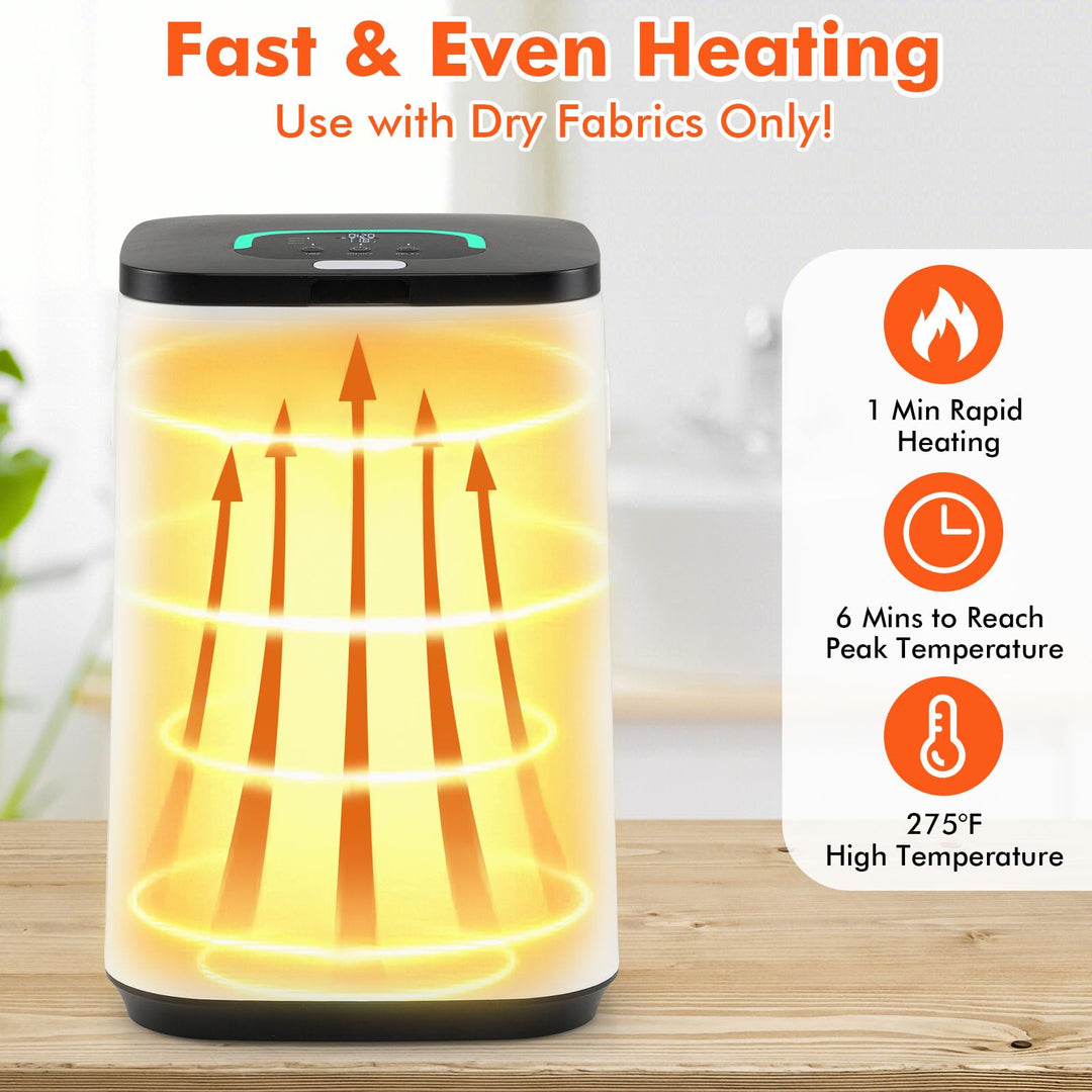 Giantex 23L Large Hot Towel Heater with Rapid Heating and Adjustable Timer
