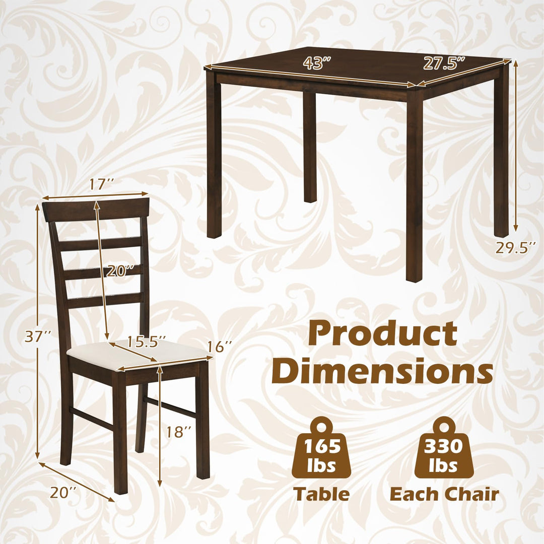 Giantex Dining Table Set for Small Space
