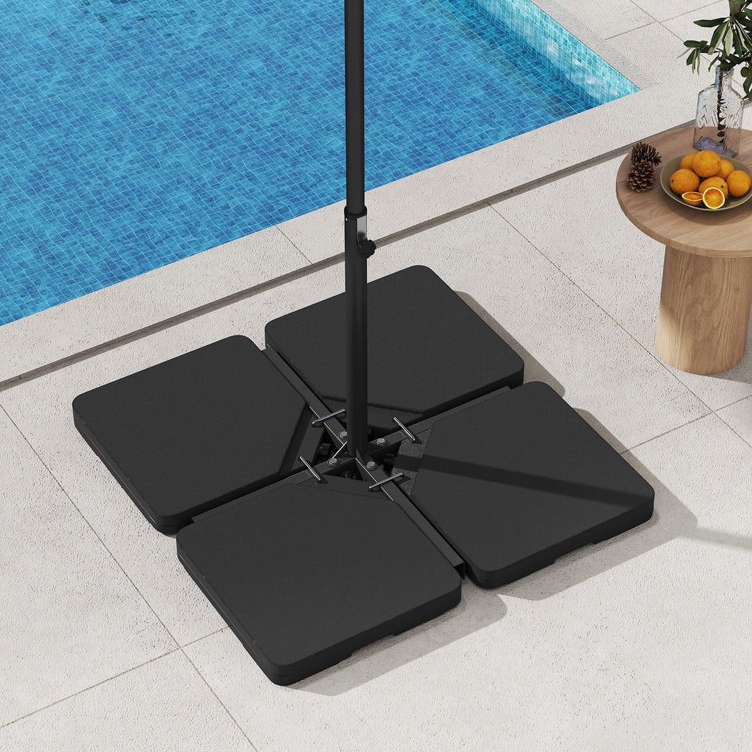 Giantex 225 lbs Fillable Patio Offset Umbrella Base