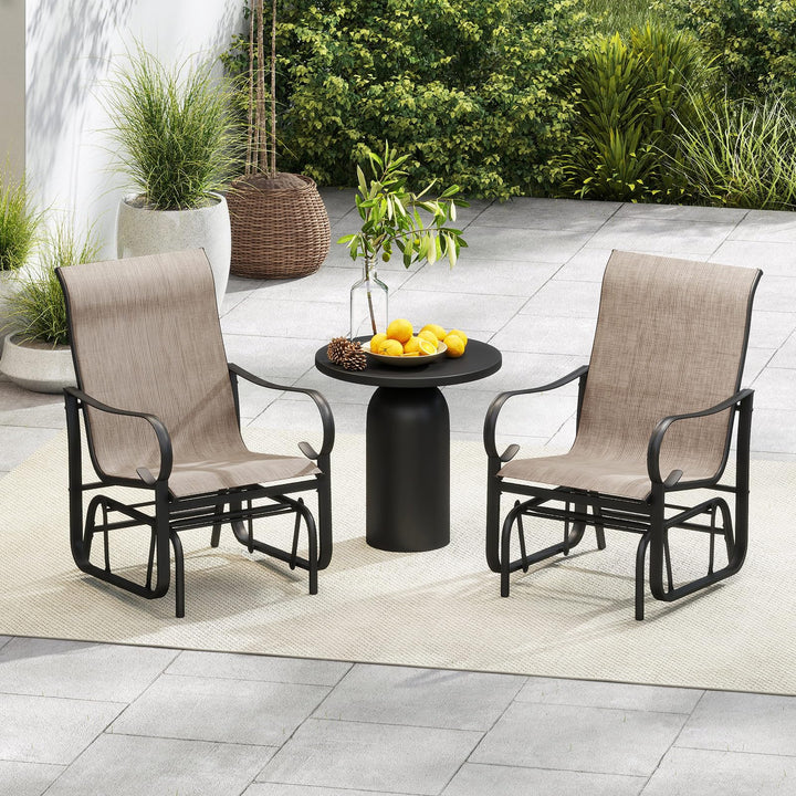 Giantex Outdoor Glider Set for Garden and Backyard