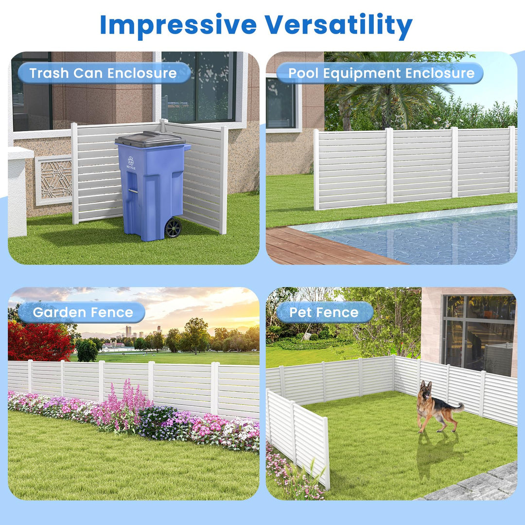 Giantex Air Conditioner Fence 2/4 Panels - 44&