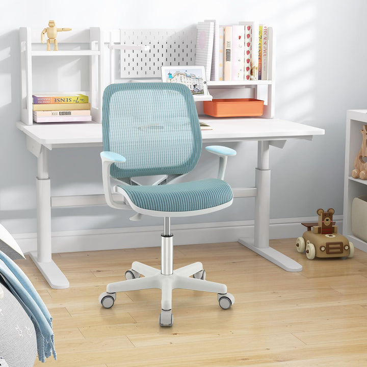 Giantex Kids Desk Chair, Children Armrest Computer Chair with Sit-Lock Wheels