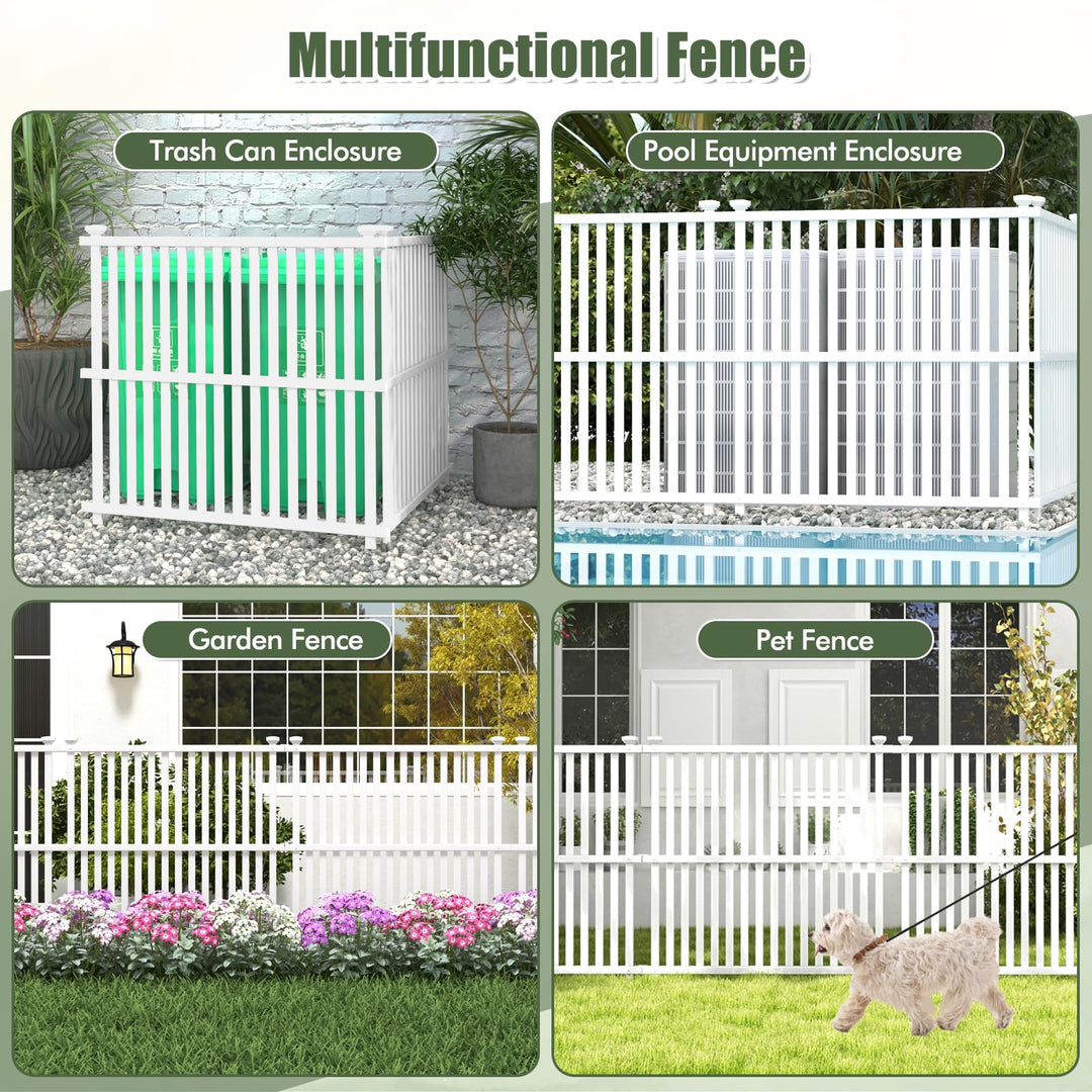 Giantex Air Conditioner Fence 2/4 Panels - 45&