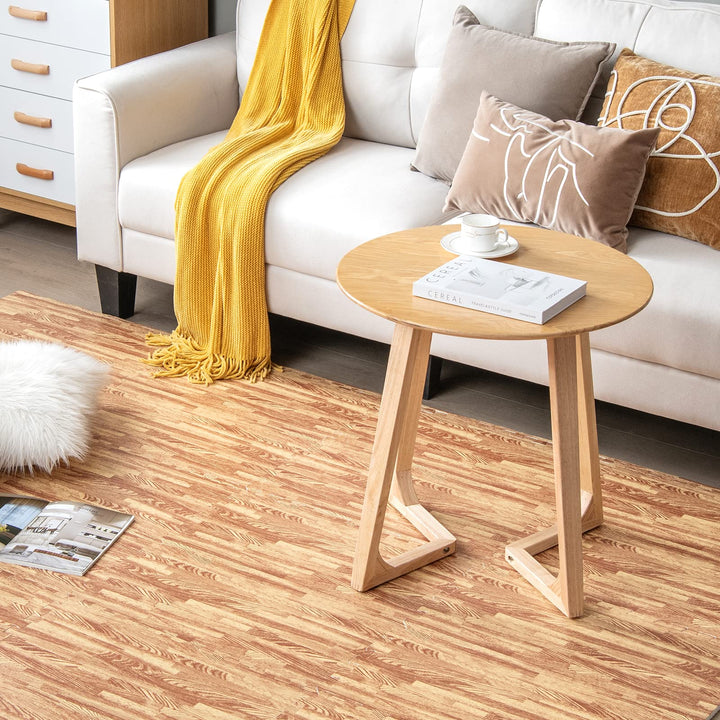 Giantex 100 Sq. Ft Wood Grain Floor Tiles Foam Mat, 25 PCS 24&