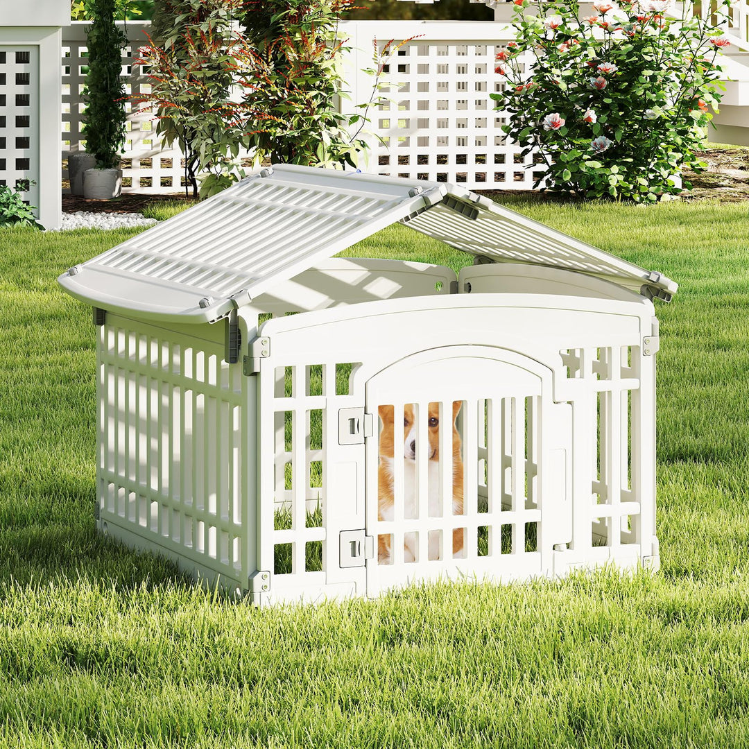 Giantex 6/12 Panel Dog Playpen 24&