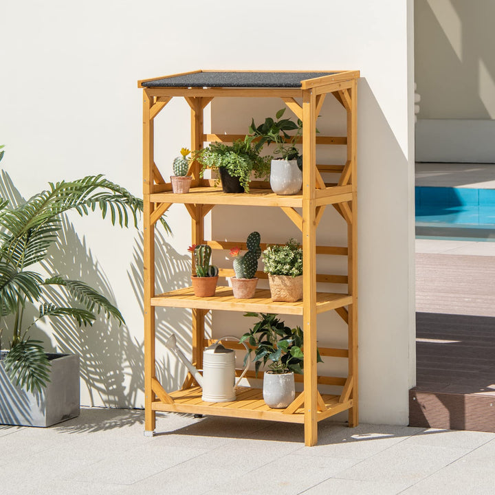 Giantex Plant Stand with Roof - 54&
