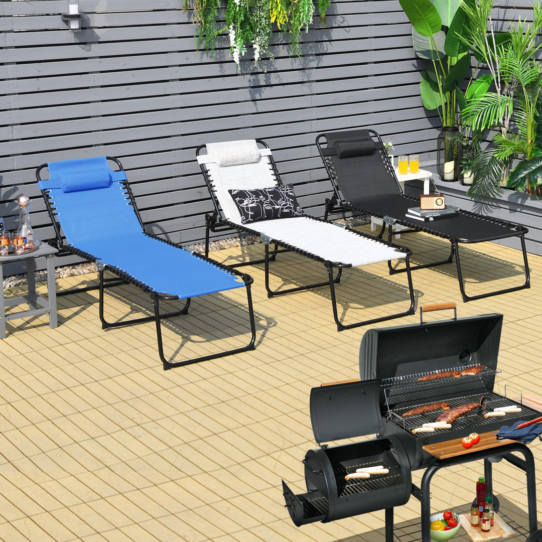 Giantex Chaise Lounge Chair Outdoor - Patio Lounge Chair