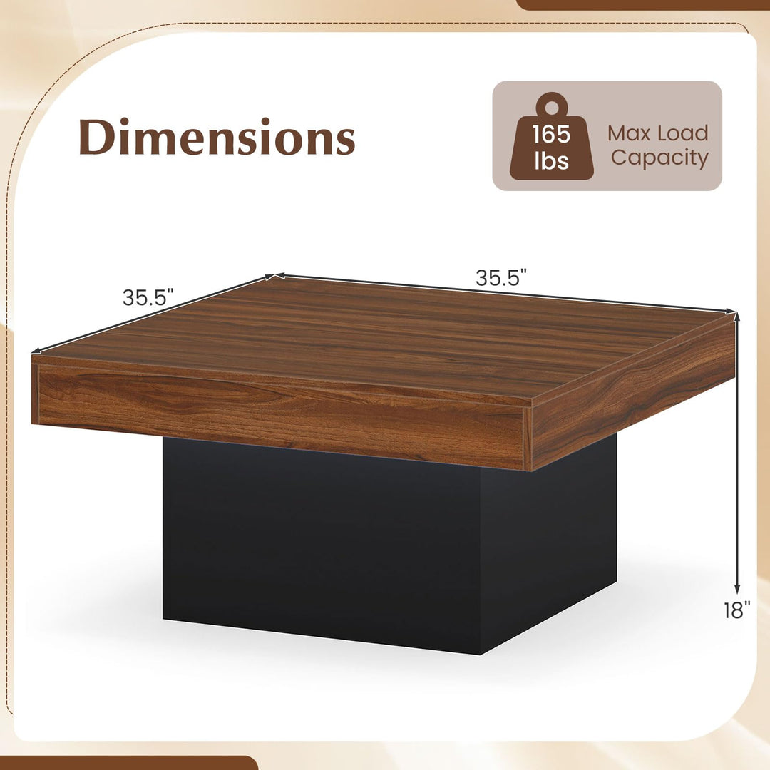 Giantex LED Coffee Table with Remote for Living Room