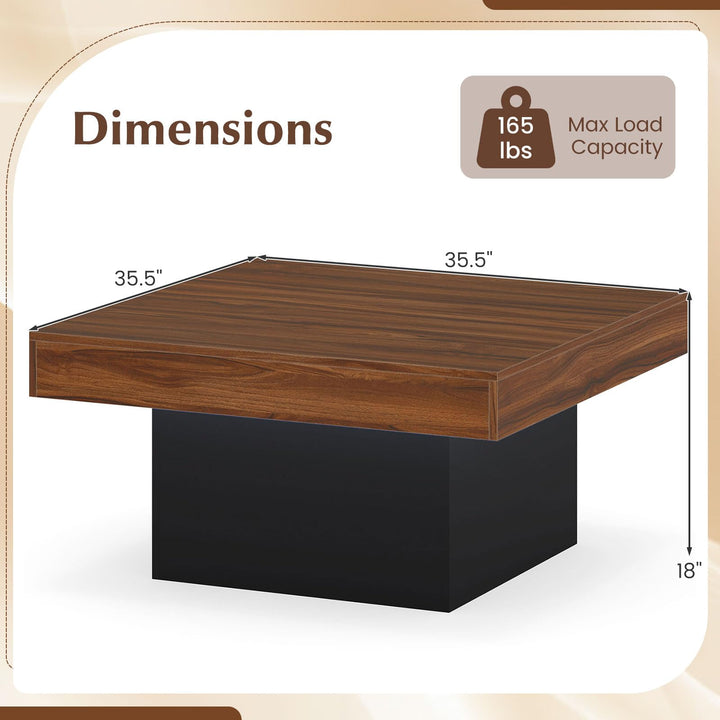 Giantex LED Coffee Table with Remote for Living Room
