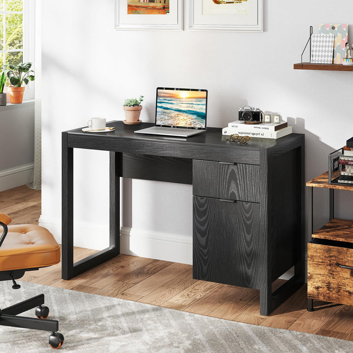 Giantex Computer Desk with Drawer &amp; Storage Cabinet