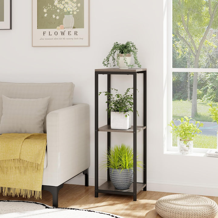 Giantex 3 Tier Tall Plant Stand Indoor, 36 Inch Corner Plant Holder with Metal Frame