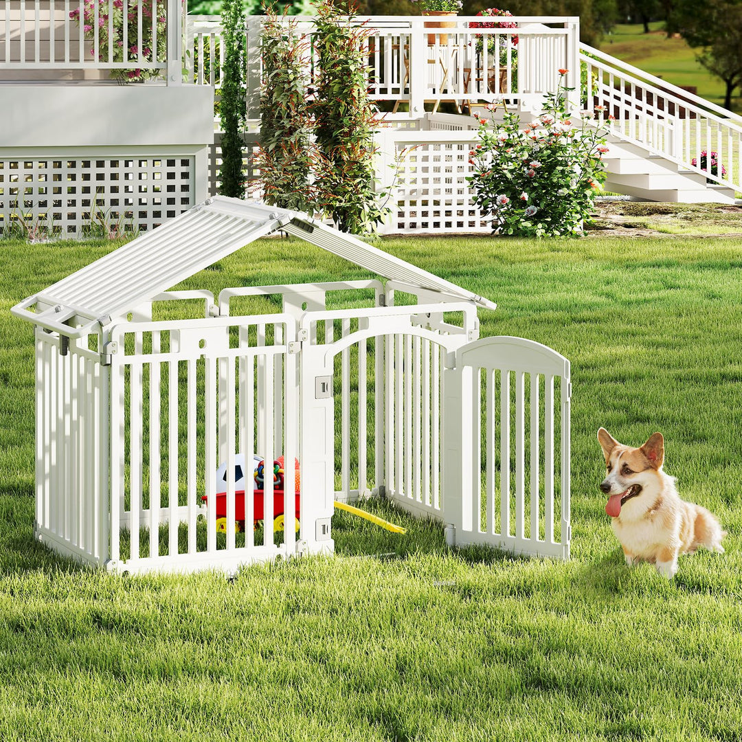 Giantex 8/16 Panel Dog Playpen 32&