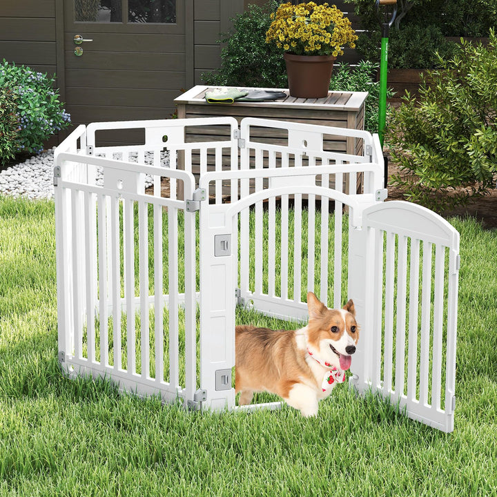 Giantex 6/12 Panel Dog Playpen 32&