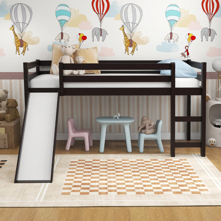 Giantex Loft Bed with Slide