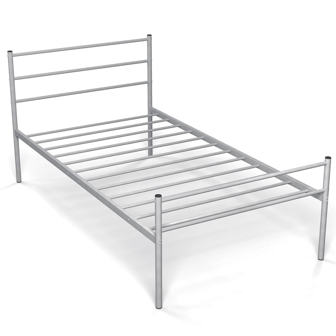 Giantex Twin Size Metal Bed Frame with Headboard &amp; Footboard, 13.5 Inch Platform Bed Frame