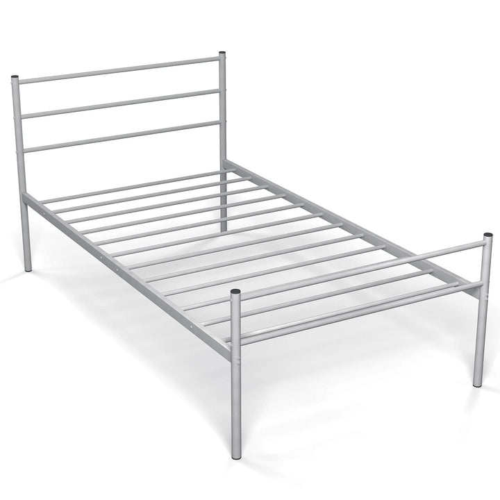 Giantex Twin Size Metal Bed Frame with Headboard &amp; Footboard, 13.5 Inch Platform Bed Frame