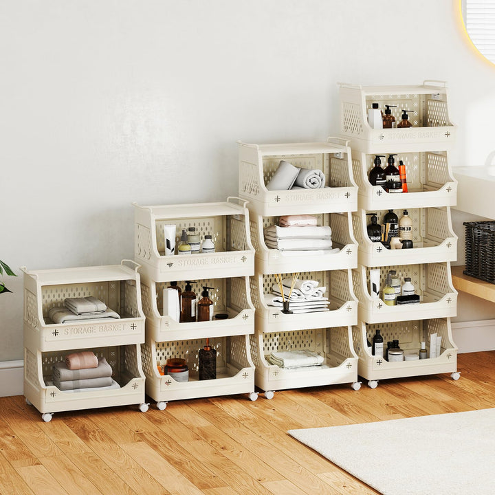 Giantex Rolling Laundry Cart with Wheels