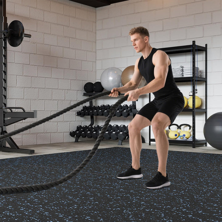 Giantex 0.55" Thick 24"x24" Puzzle Tiles for Home Workout Exercise