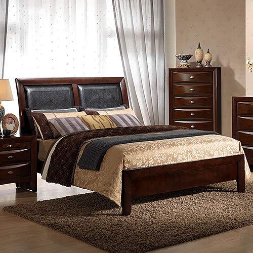 Giantex Wood Platform King Bed Frame with Headboard and Footboard Slat Support