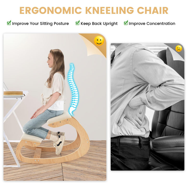 Giantex Ergonomic Kneeling Desk Chair