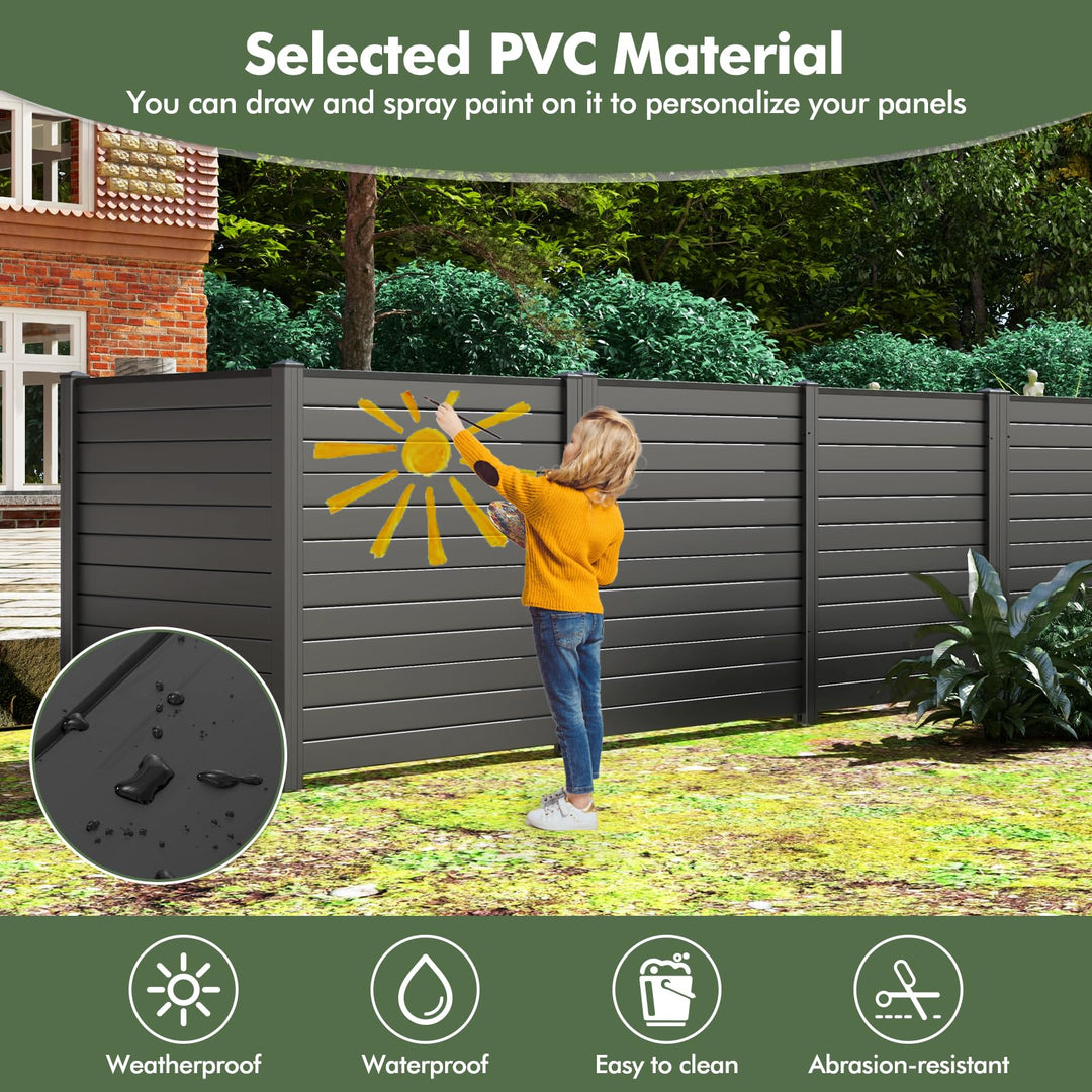Giantex Air Conditioner Fence 2 Panels - 48&