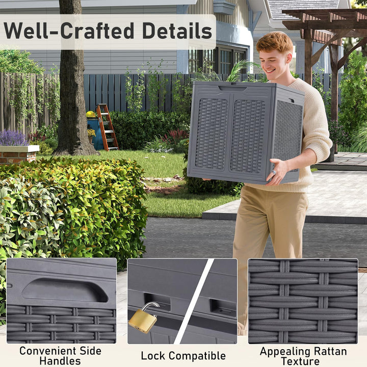 Giantex 39 Gallon Outdoor Storage Box